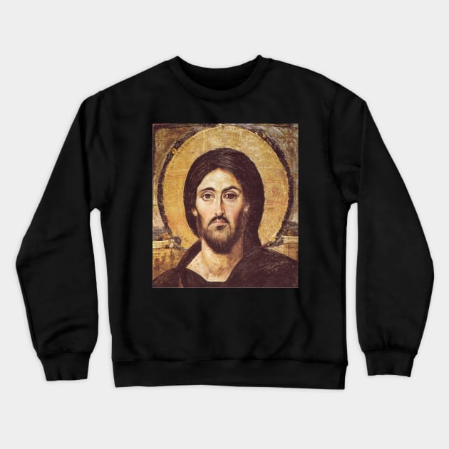 Sinai Pantocrator Crewneck Sweatshirt by sofianeedsjesus